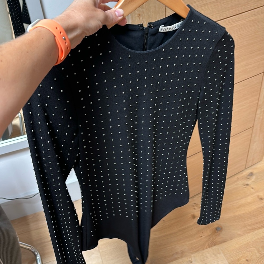 S Alice & Olivia bodysuit gently loved